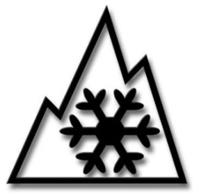 Transport Canada winter tire 3-peaked mountain/snowflake logo