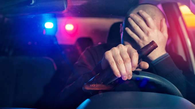 man gets pulled over by police for driving while impaired
